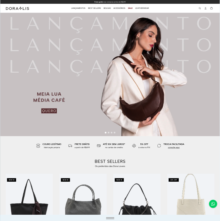 Dora Lis — moda feminina e bolsas