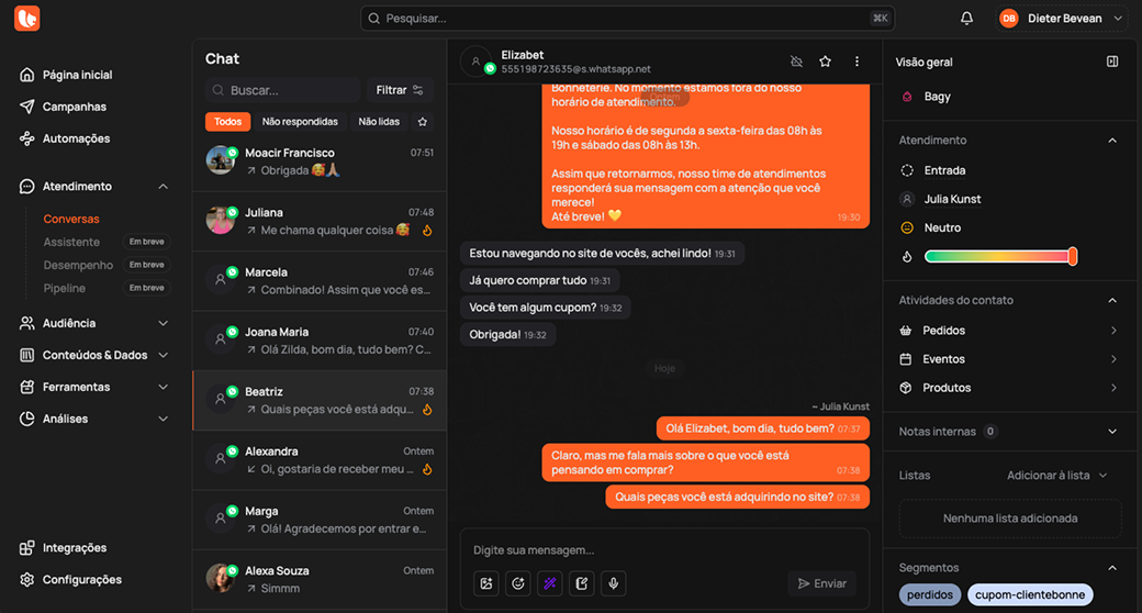 Atendimento centralizado, ágil e colaborativo